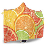 Citrus Slice Hooded Blanket