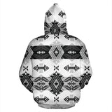 Sovereign Black and White Sokapi Hoodie