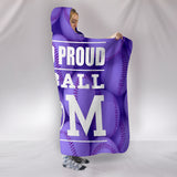 LOUD AND PROUD BASEBALL MOM HOODED BLANKET
