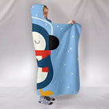 Take My Heart Blue Hooded Blanket