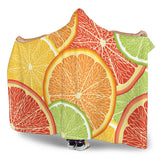 Citrus Slice Hooded Blanket