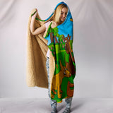 Cartoon dogs Hooded Blanket