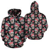 Red & Black Skull Hoodies