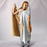 Have A Golden Christmas Hooded Blanket for Golden Retriever Dog Lovers