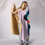 Take My Heart Pink Hooded Blanket