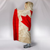 Custom Hoodie Blanket - Canadian Flag