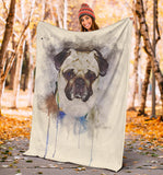 Adorable Pug Blanket 1