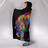 Wooly Mammoth Hooded Blanket