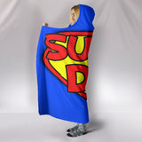 Super Dad Hooded Blanket