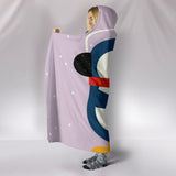 Take My Heart Pink Hooded Blanket