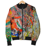 Women's Abstract Painting Bomber Jacket