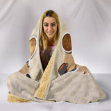 Dachshund Lovers Coffee Club Hooded Blanket for Lovers of Dachshunds