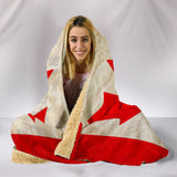 Custom Hoodie Blanket - Canadian Flag