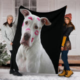 Loving Pitbull Family Blanket