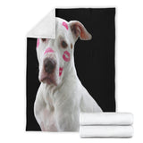 Loving Pitbull Family Blanket