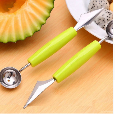Multi Function Stainless Steel Fruit Baller Carving Knife Ice Cream Scoop Spoon Offer