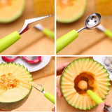 Multi Function Stainless Steel Fruit Baller Carving Knife Ice Cream Scoop Spoon Offer