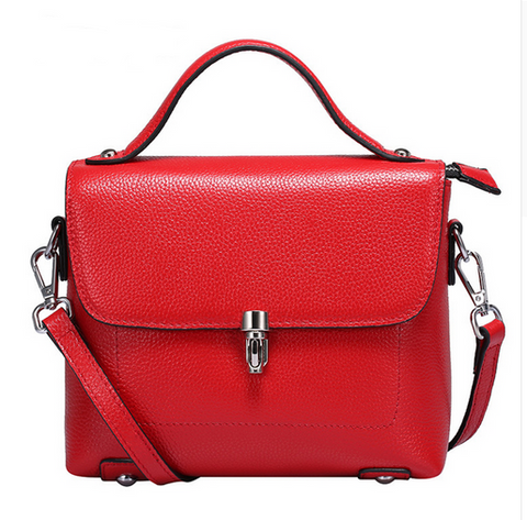 Genuine Leather Women Messenger Bag