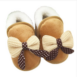 Girls Warm New Bow Snow Shoes Offer