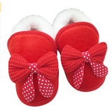 Girls Warm New Bow Snow Shoes Offer