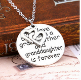 Love Between Grandmother And Granddaughter Necklace Offer