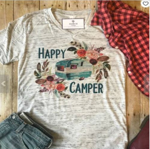 Short Sleeve Happy Camper T-Shirt