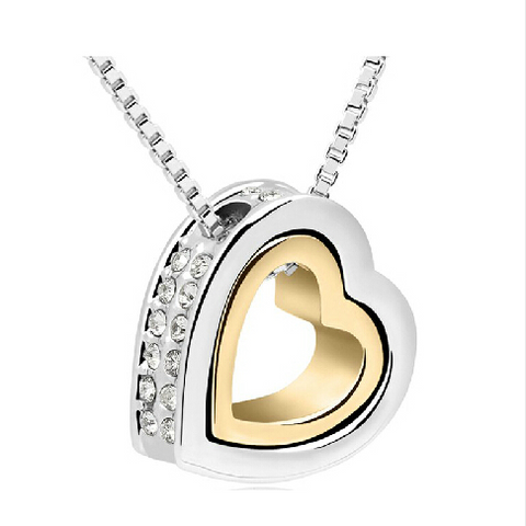 Heart Crystal Necklace