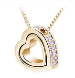 Heart Crystal Necklace