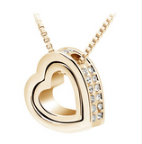 Heart Crystal Necklace