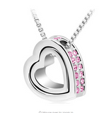Heart Crystal Necklace Offer