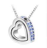 Heart Crystal Necklace Offer