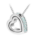 Heart Crystal Necklace