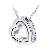 Heart Crystal Necklace Offer