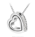 Heart Crystal Necklace Offer