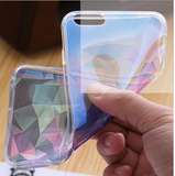 Modern Blue Ray Light Clear Mobile Phone Case For iPhone 6 6S 6 Plus 5.5 6S Plus Offer