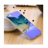 Modern Blue Ray Light Clear Mobile Phone Case For iPhone 6 6S 6 Plus 5.5 6S Plus