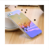 Modern Blue Ray Light Clear Mobile Phone Case For iPhone 6 6S 6 Plus 5.5 6S Plus