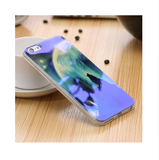 Modern Blue Ray Light Clear Mobile Phone Case For iPhone 6 6S 6 Plus 5.5 6S Plus