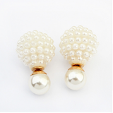 Double Sided Imitation Pearl Fashion Earrings Offer