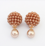 Double Sided Imitation Pearl Fashion Earrings Offer