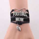 Infinity Love Football Mom Heart Bracelet Offer