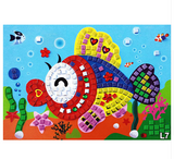 Kids' 12 Patterns Foam Mosaic Stickers Art Puzzle Offer