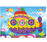 Kids' 12 Patterns Foam Mosaic Stickers Art Puzzle Offer