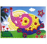 Kids' 12 Patterns Foam Mosaic Stickers Art Puzzle Offer
