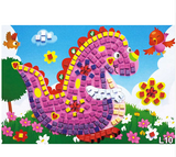 Kids' 12 Patterns Foam Mosaic Stickers Art Puzzle Offer