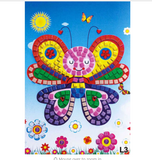 Kids' 12 Patterns Foam Mosaic Stickers Art Puzzle