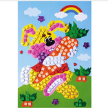 Kids' 12 Patterns Foam Mosaic Stickers Art Puzzle