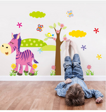 Cartoon Animal Forest Wall Stickers Decals for Nursery and Kids Room Offer