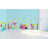 Cartoon Animal Forest Wall Stickers Decals for Nursery and Kids Room Offer