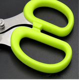 5 Blades Scissors Eco-Friendly Kitchen Tool with Cleaning Comb